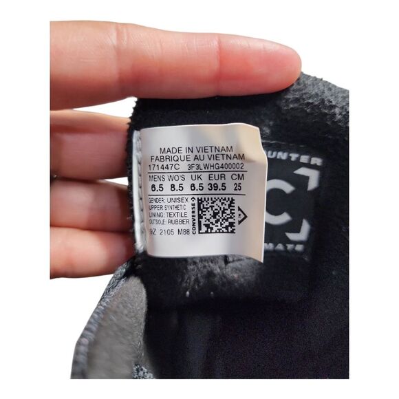 Converse Chuck Taylor Berkshire Sneakers Black 171447C Size 6.5 Men / 8.5 Women - Picture 5 of 9